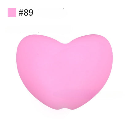 AX-20*14mm Heart-shaped silicone bead