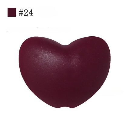 AX-20*14mm Heart-shaped silicone bead