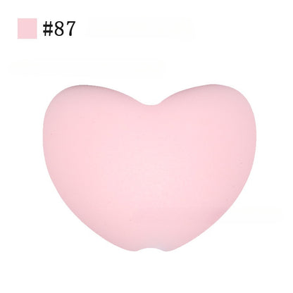 AX-20*14mm Heart-shaped silicone bead