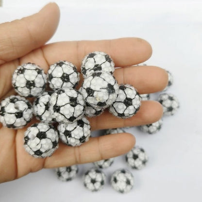 ZQ-Football diamante bead