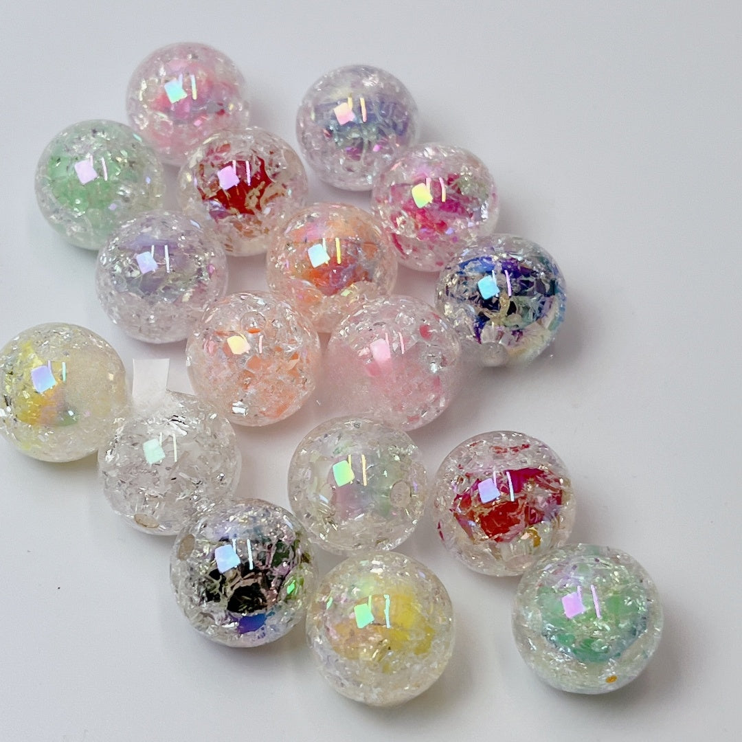 16mm burst candy beads