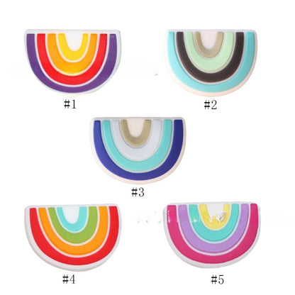 CH-21*27mm Rainbow silicone beads