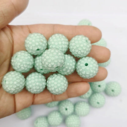 10mm-22mm BHL-Mint green Diamante bead