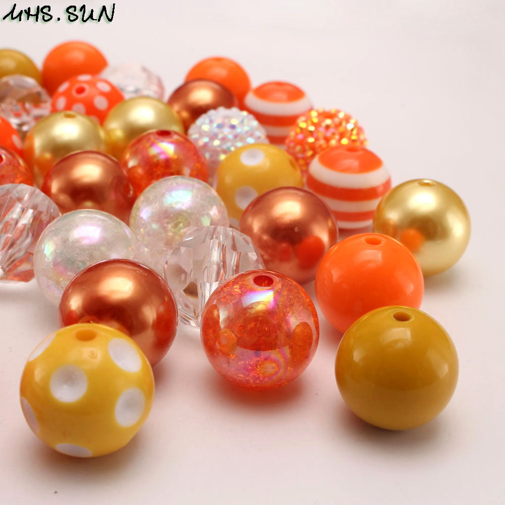 JHHZ-20mm-Saffron mixture bead