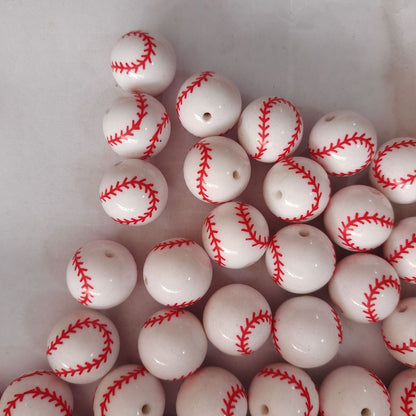 20mm BQYH-Baseball printing  bead