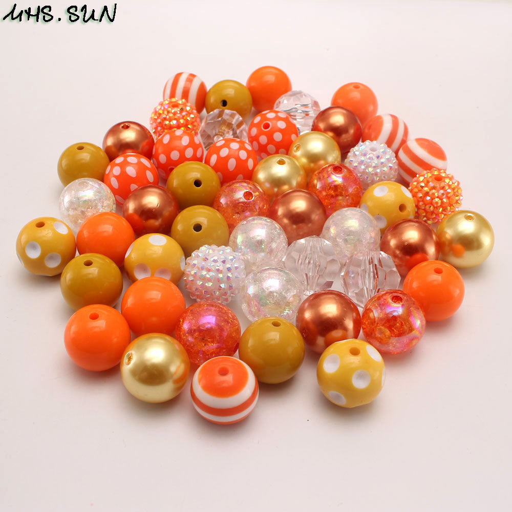 JHHZ-20mm-Saffron mixture bead