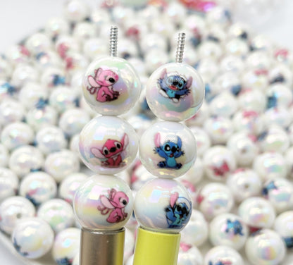 16mm stitch beads