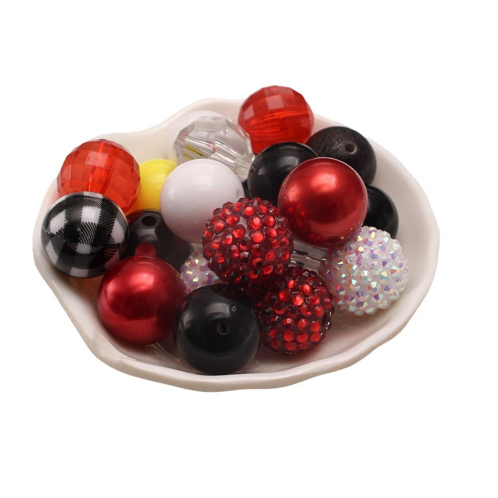 HHHZ-20mm-Red black mixture bead