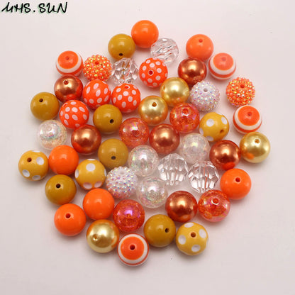 JHHZ-20mm-Saffron mixture bead