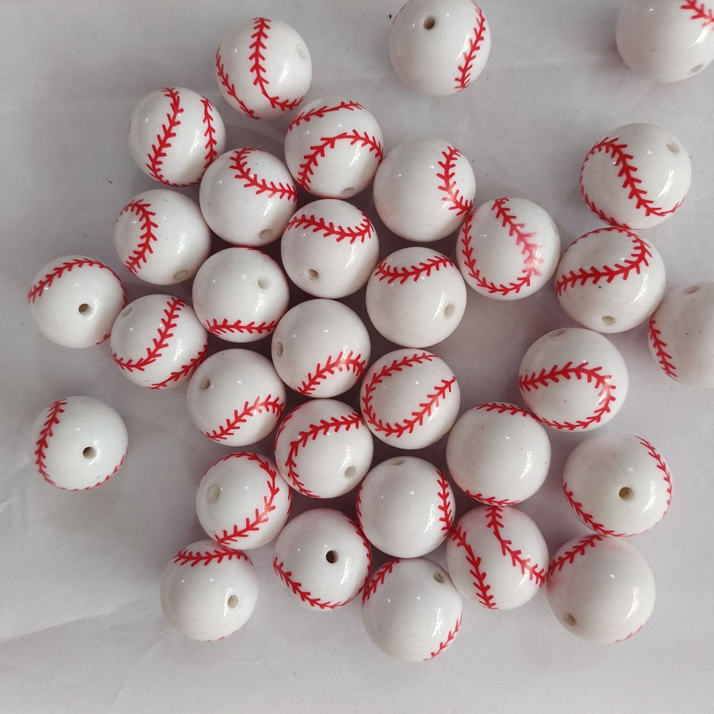 20mm BQYH-Baseball printing  bead