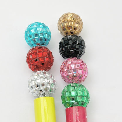 glass diamond beads