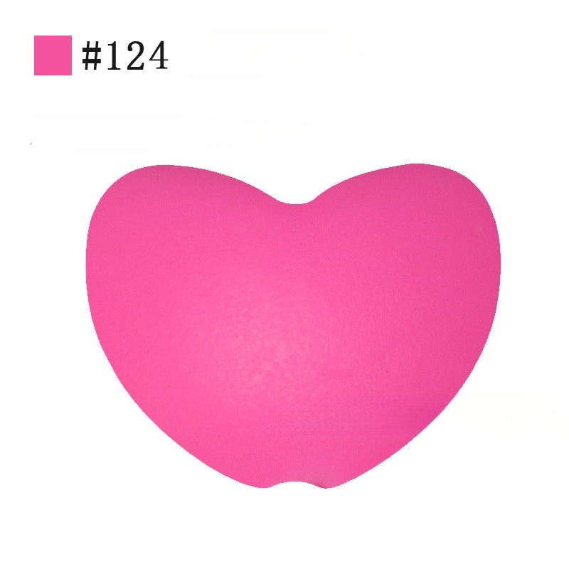 AX-20*14mm Heart-shaped silicone bead