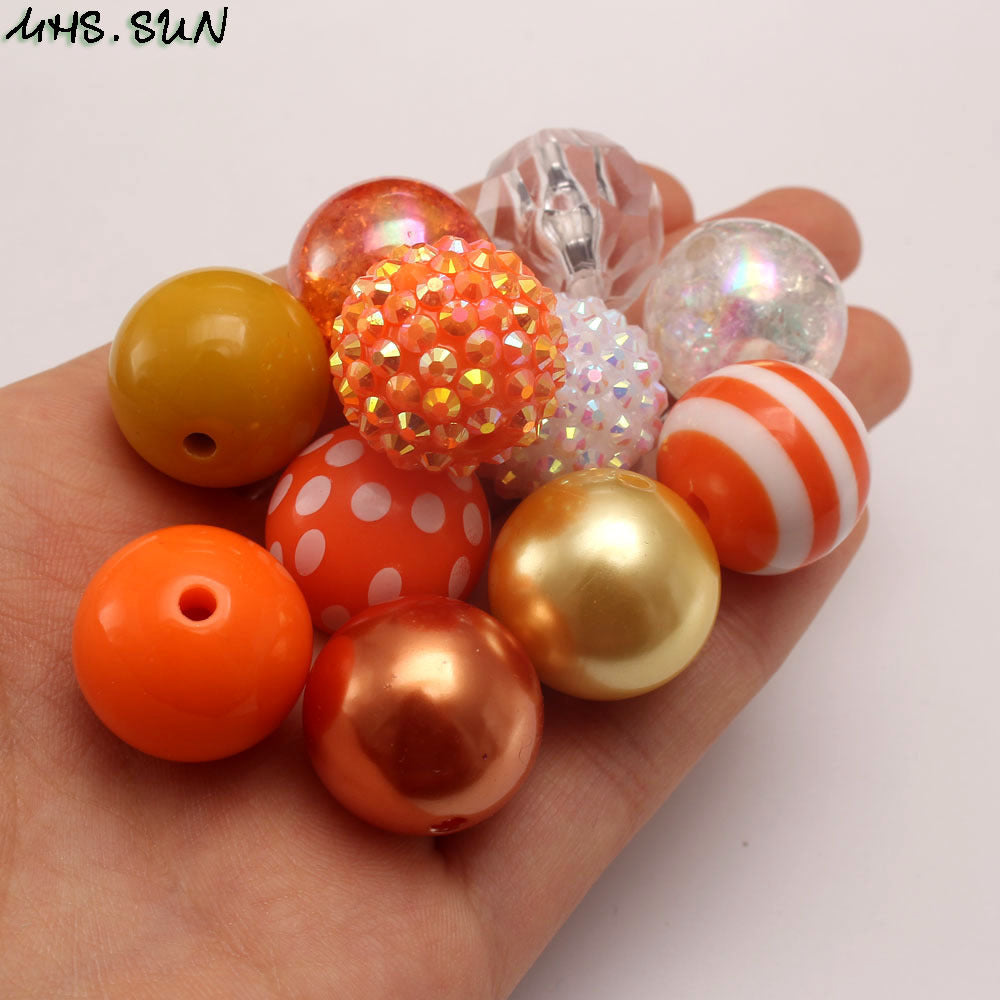 JHHZ-20mm-Saffron mixture bead