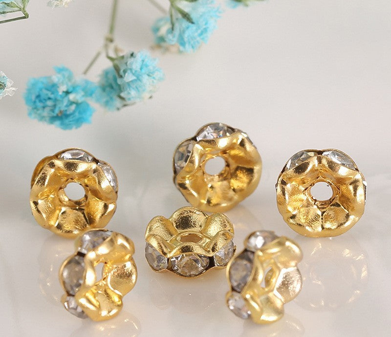 6mm-12mm 100pcs diamond-bordered