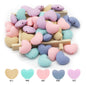 AX-20*14mm Heart-shaped silicone bead