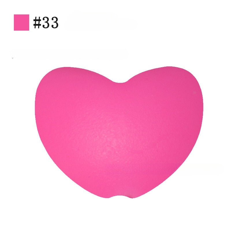 AX-20*14mm Heart-shaped silicone bead