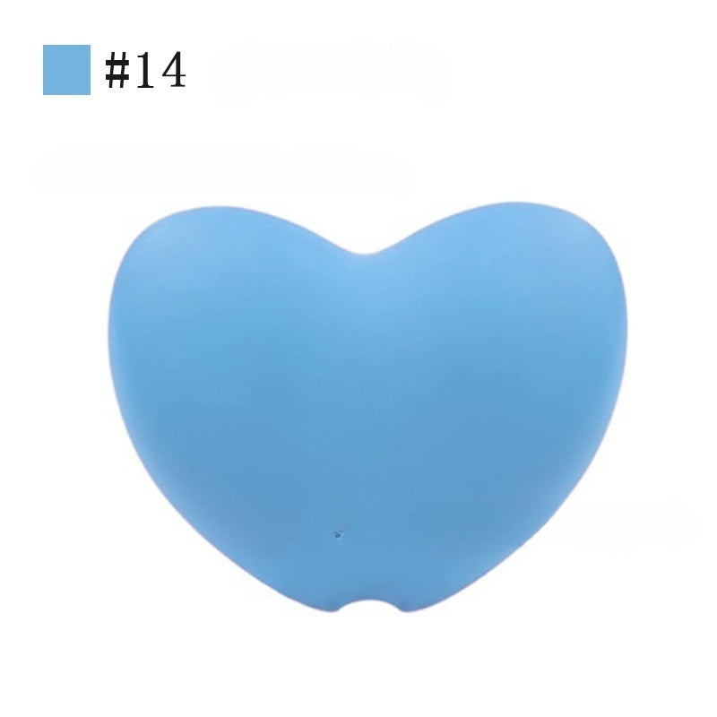 AX-20*14mm Heart-shaped silicone bead