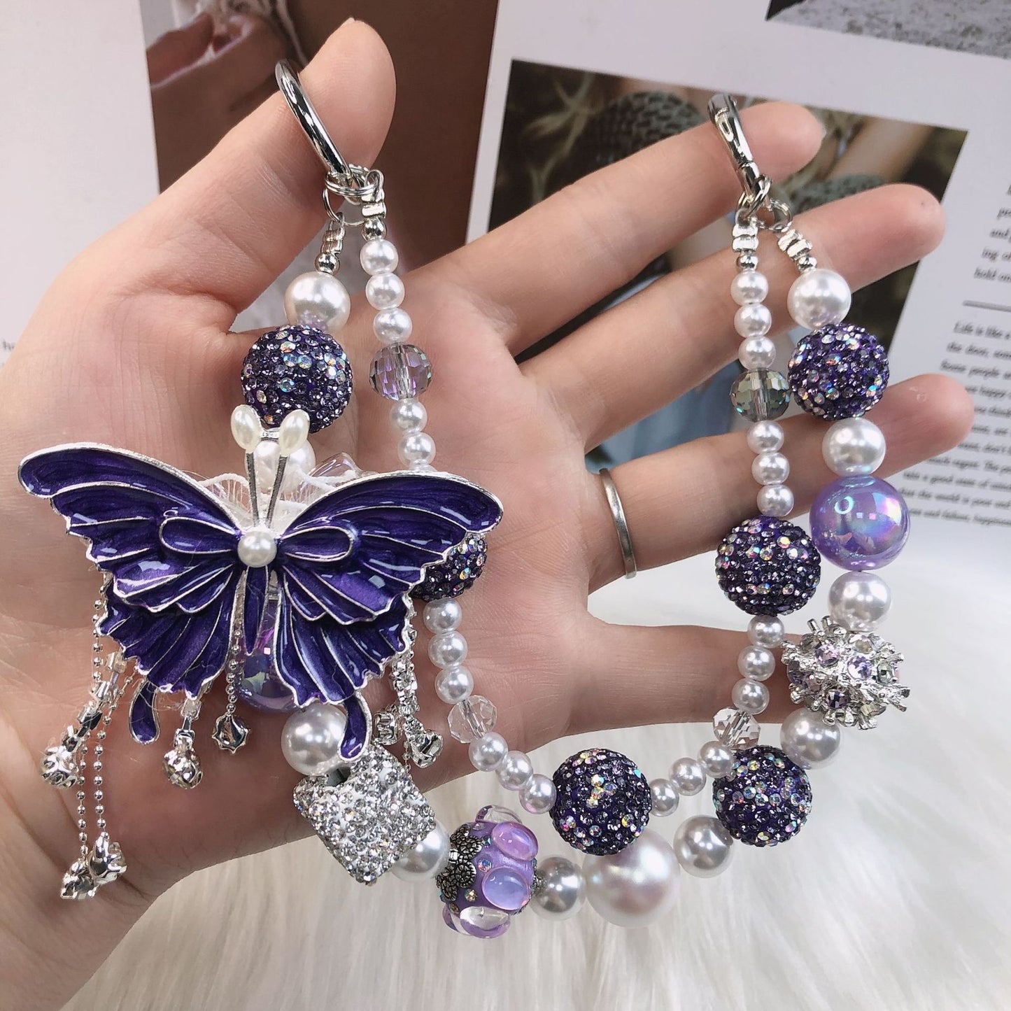 B-Butterfly phone chain