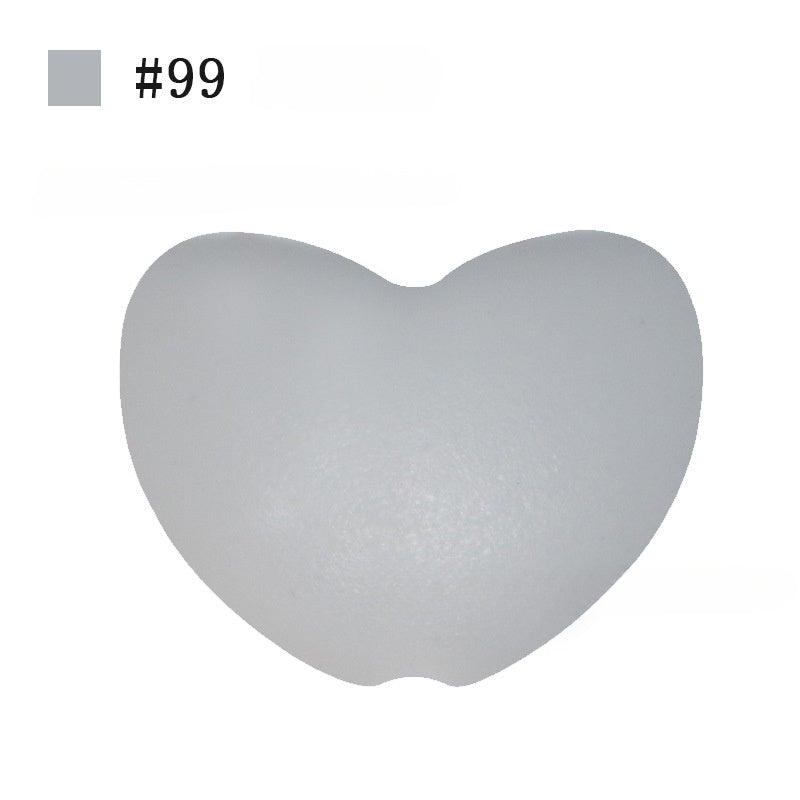 AX-20*14mm Heart-shaped silicone bead