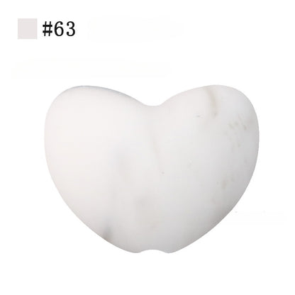 AX-20*14mm Heart-shaped silicone bead