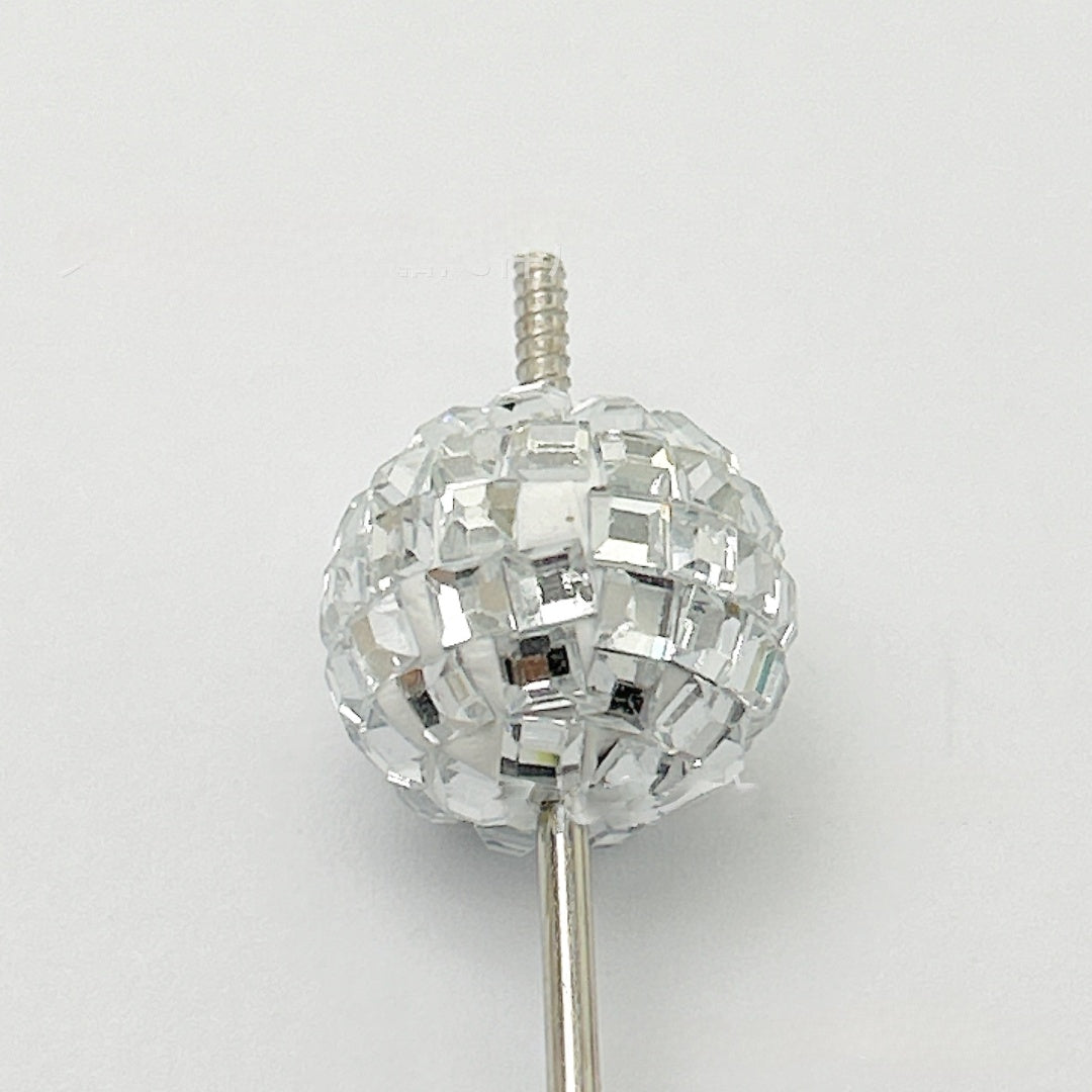 glass diamond beads